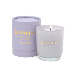 Linnea Relax Scented Candle In Tea Room Candle - Purple